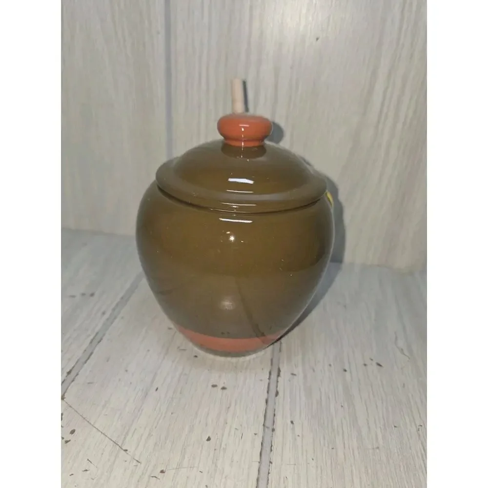 Disney Winnie The Pooh Hunny Pot Honey Jar Trinket Treat Jar Cute Kitschy NIB